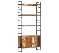 Estantería De 4 Niveles Madera Maciza Reciclada 80x30x180 Cm Vidaxl