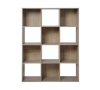 Estantería de almacenamiento con 12 compartimentos - l93 x h124 cm