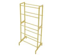 Estantería de almacenamiento con filamentos, 5 niveles, metal, tono dorado | Estantería de almacenamiento de filamentos, caja de filamentos, mesa para impresora 3D, 58 x 36 x 118 cm, estante