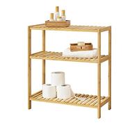 Estantería de bambú con 3 niveles nyköping efecto madera 58 x 26 x 66 cm [en.casa]
