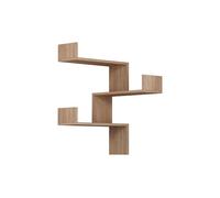 Estantería de esquina de pared con 3 estantes h90 cm - luska