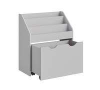 Estantería de Juguetes con 3 Compartimentos Gris Paloma