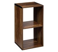 Paris Prix Estantería 5five Mix n modul indus 2 estantes efecto madera oscura