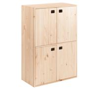 Estantería de madera en kit dinamic de 70,8x105,4x33 cm y 50 kg max, por balda