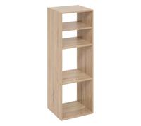 5five Estantería de columna Mix n modul 4 compartimentos Efecto roble natural 34,5 x 32 x 100,5 cm