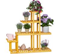 Estantería de madera para plantas relaxdays, tamaño XL, con 5 estantes