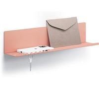 Estantería de pared de acero con ganchos y soporte para cables – montaje oculto, resistente a los arañazos y a la corrosión, disponible en varios colores y tamaños, incluye accesorios de montaje