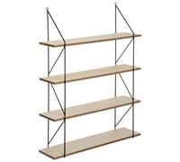 Atmosphera Estantería de pared Iris – Metal y MDF 60 x 80 cm Beige