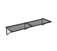 Estantería de pared flotante de metal para almacenamiento en garaje,Estanterías metálicas para organizar estanterías en sótanos,Adecuadas para tiendas, cobertizos, almacenes, cocinas y despensas