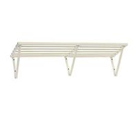 Estantería de pared flotante de metal para almacenamiento en garaje,Estanterías metálicas para organizar estanterías en sótanos,Adecuadas para tiendas, cobertizos, almacenes, cocinas y despensas