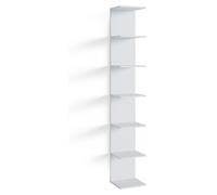 Estantería de pared para la habitación de los niños Vicco Paolo Blanco 30 x 190 cm Con 6 compartimentos abiertos, Model 37020