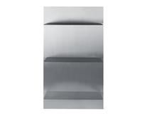 Ferm Living Estantería de pared Lager triple 55x100 cm Aluminium