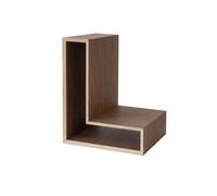 Maze Estante de pared L-shelf Nogal. 30×38×29 cm