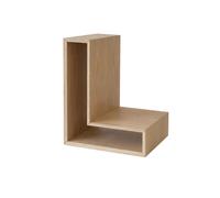 Maze Estante de pared L-shelf Roble. 30 × 38 × 29 cm