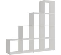 Estantería escalonada Vicco Aramis Blanco 138 x 143 cm 10 compartimentos, Model 40410
