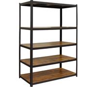 Relaxdays Estantería Industrial Chic 500 kg marrón,negro