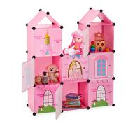 Estanteria infantil castillo mueble organizador princesa librería para niños
