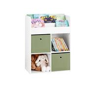 Estantería infantil de juguetes y libros sobuy kmb79-w 60 cm