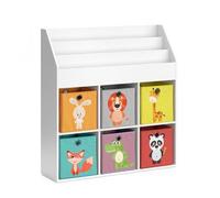 Estantería Infantil Luigi 107.2 X 114.2 Cm Con 6 Cajas Plegables Opc.1 Vicco