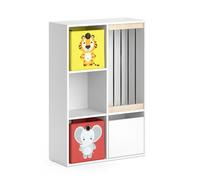 Estantería Infantil Luigi 29.2 X 107.8 Cm Con 2 Cajas Plegables Opt.2 Vicco