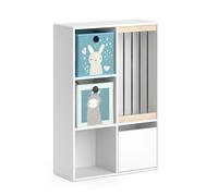 Estantería Infantil Luigi 29.2 X 107.8 Cm Con 2 Cajas Plegables Opt.6 Vicco