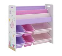 Estantería infantil rødøy 78x86x27 cm - motivo de océano [en.casa]