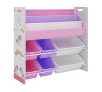 Estantería infantil rødøy 78x86x27 cm - motivo de unicornio [en.casa]