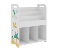 Estantería infantil røyrvik aglomerado 75x62x29cm - motivo de dinosaurio [en.casa]