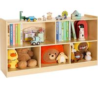 Estantería infantil VEVOR (114 cm), armario de juguetes con 5 compartimentos de 2 niveles, armario de almacenamiento para juguetes, estantería para juguetes para dormitorio infantil, estantería de exh