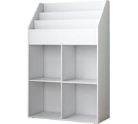 Estantería infantil Vicco Conny Blanco 72 x 111 cm con 4 estantes para cajas plegables, Model 40300