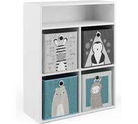 Estantería infantil Vicco Luigi Blanco 72 x 90.2 cm 4 asignaturas, Model 34210