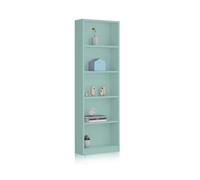 Habitdesign Estantería juvenil I-Joy 6 baldas vertical 180 x 52 x 25 cm Verde Aqua