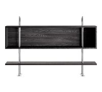 Estantería Keen 160 de 1 Estante y Caja en Acero Inoxidable/chapa de Fresno