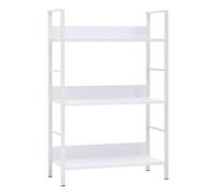 vidaXL Estantería de 3 niveles madera ingeniería blanco 60x27,6x90,5cm