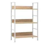 Estantería Kippa 3 niveles 90,5x60x27 cm Oak/white