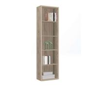 Estantería librería estrecha scaled color roble cambrian 197x52x33 cm
