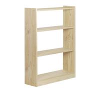 Estantería librería Gala de 4 baldas de madera maciza de pino 120,7X79,6x25cm - ASTIGARRAGA KIT LINE