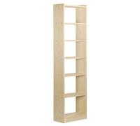 Estantería librería Gala de 7 baldas de madera maciza de pino 216,7x49,6x25cm - ASTIGARRAGA KIT LINE