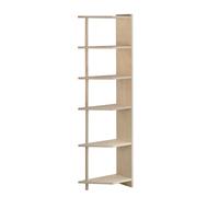 Estantería librería Gala esquinera de 6 baldas de madera maciza de pino 184,7x50x25cm - ASTIGARRAGA KIT LINE
