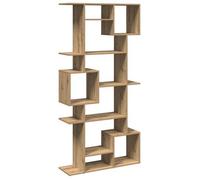 vidaXL Estantería librería Roble Artisan de madera de ingeniería 92x29x188 cm Multicolor