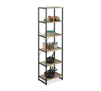 Estanteria madera librería moderna mueble de almacenamiento estante decorativo