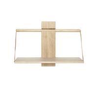 Andersen Furniture Estantería de pared Wood Wall Medium 45x20x32 cm Oak