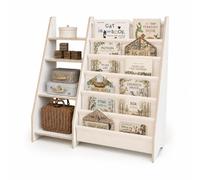 Estantería MAMOI® para niños, soporte para libros para habitación infantil, estante para guardar libros infantiles, organizador de libros para niños, estantería infantil
