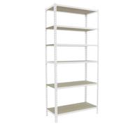 Simonrack Estantería metálica Maderclick Plus 2500×1000×500 6 baldas de madera Sin tornillos