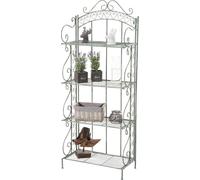 Estantería metálica Anja - Verde antiguo