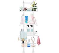 Estantería metálica de 4 niveles para cocina, dormitorio, baño, garaje, con espacio para zapatos, snacks, ropa, toalleros y estante para hierbas