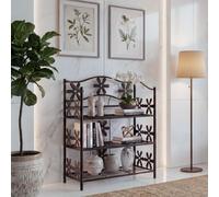 Estantería metálica Regal, ideal para libros, zapatos o como estantería auxiliar. Modelo Ginebra. Aproximadamente 3 estantes, altura de 70 cm