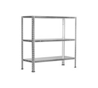 7H Seven House Estantería modular metálica SteelSmart 3 baldas 120 kg 70x30x70 cm