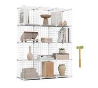 Newlux Estantería modular Titan C12 metálica 12 cubos (125x94,5x31,5 cm)