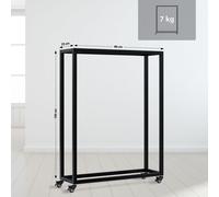 Estantería móvil para leña, con ruedas. | Color: | Dimensiones: 80 x 25 x 100 cm